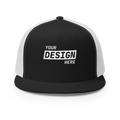 CUSTOM FLAT BILL TRUCKER HAT - UPLOAD YOUR DESIGN