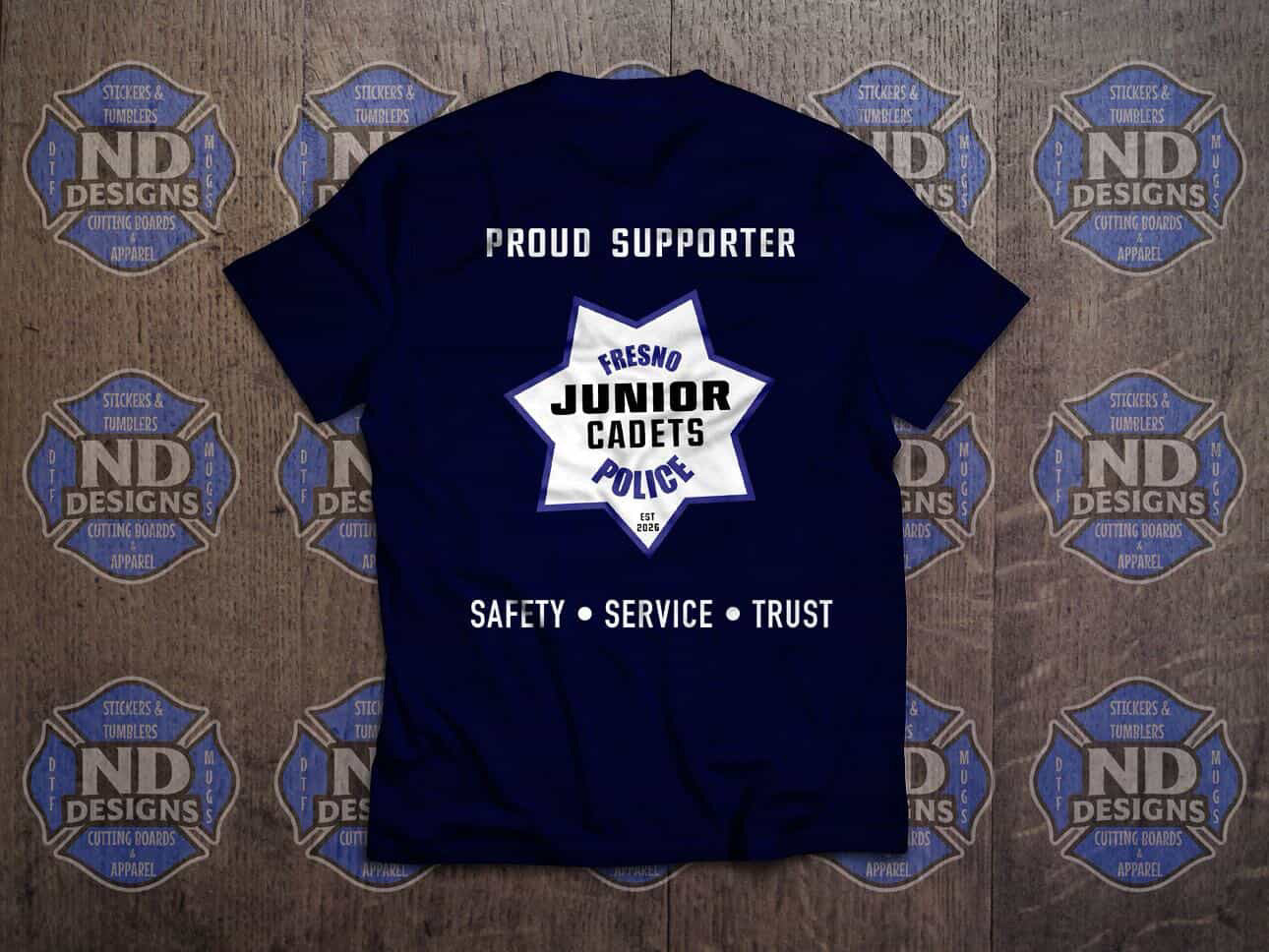 Fresno Police Department Jr. Cadet Support T-Shirt