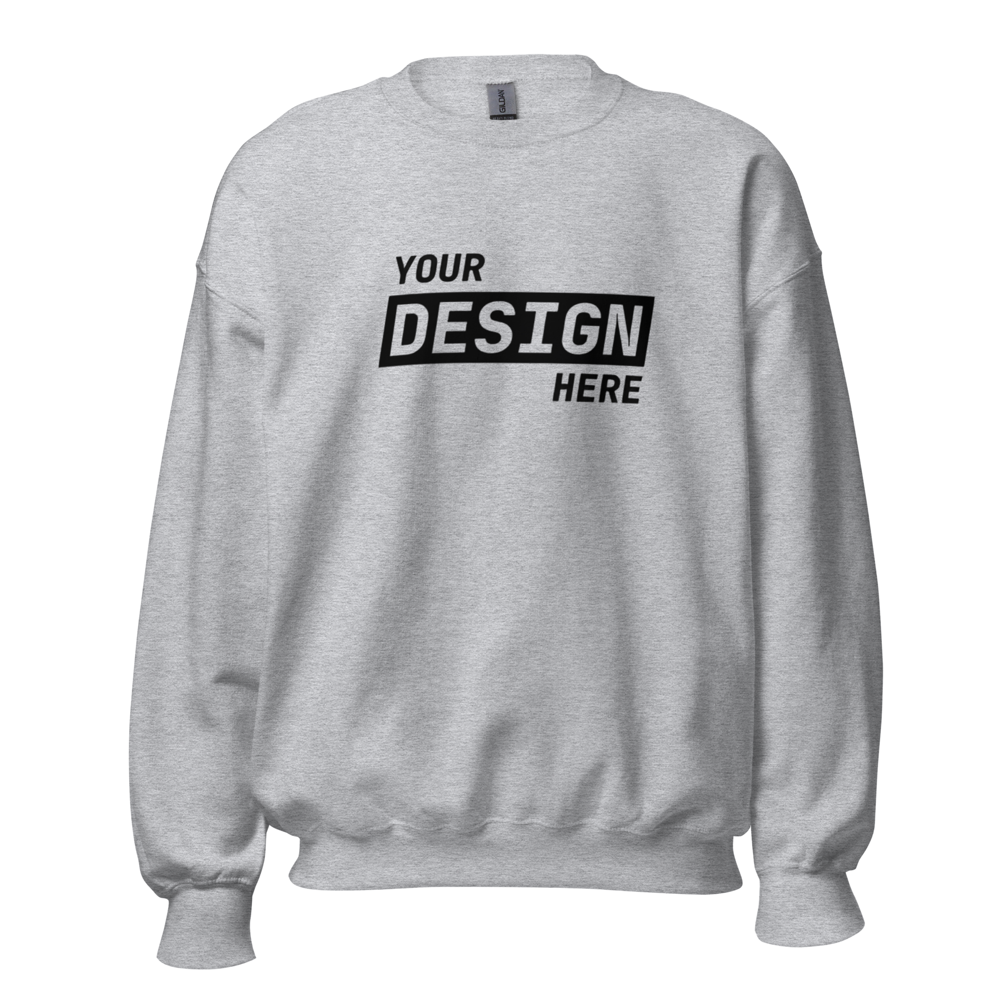 CUSTOM SWEATSHIRT - UPLOAD YOUR DESIGN